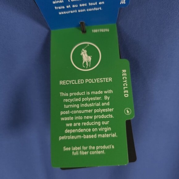 NWT RLX RALPH LAUREN Women’s Golf 1/15 Blue Long Sleeve PERFORMANCE Top XS - Picture 11 of 12